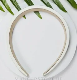 Haarband aus Satin, ecru