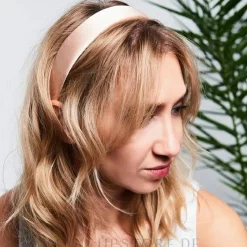 Haarband aus Satin, rosa
