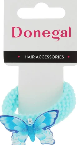 Haarband FA-5634+2, blaue Schmetterlinge mit Dunkelblau