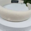 Haarband 'Handgemacht', Ecru