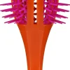 Haarbürste Tulpe orange-violett