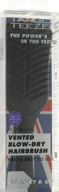 Haarbürste für schnelles Styling schwarz
