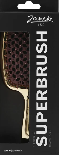Haarbürste in limitierter Auflage gold und braun