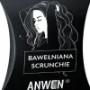 Haargummi aus Baumwolle schwarz