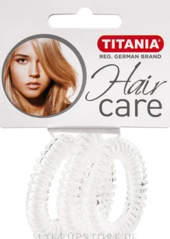 Haargummis Anti Ziep groß transparent