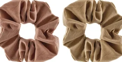 Haargummis 26522beige und braun 2 St.