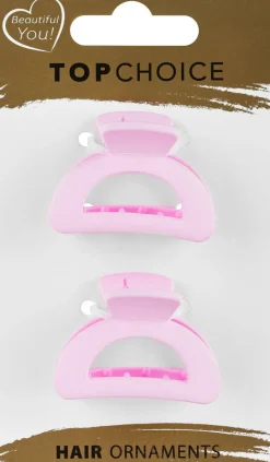 Haarklammern, 21367+1, 2 Stück, rosa