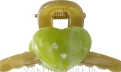 Haarkrebs Krabbe Olive mit grünem Herzen