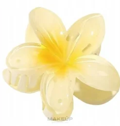 Haarkrebs mit Blume gelb ombré