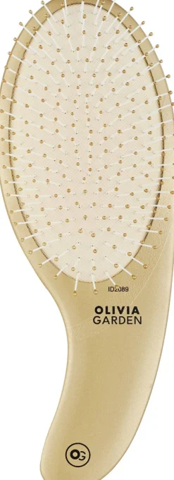 Haarmassagebürste golden