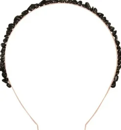 Haarreif aus schwarzem Obsidian