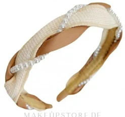 Haarreif O505 braun mit beige