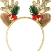 Haarreif 'Weihnachtsdesign', goldfarben