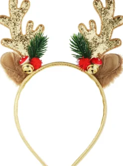Haarreif 'Weihnachtsdesign', goldfarben