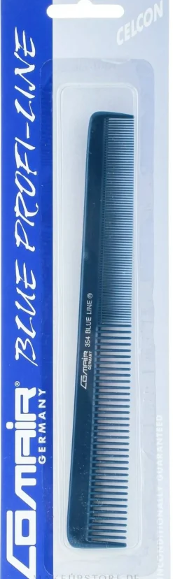 Haarschneidekamm №354 Blue Profi Line 18 cm