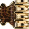 Haarspange Krabbe JG29107 MAC, gold mit Leopardenmuster