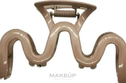 Haarspange Zickzack beige
