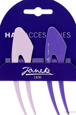 Haarspangen, 12,5 cm, lila