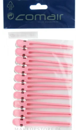 Haarspangen aus Kunststoff rosa 10 St.