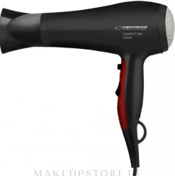 Haartrockner schwarz mit rot