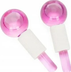 Kühlende Gesichtsmassagebälle, rosa