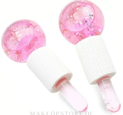 Kühlkugeln für die Gesichtsmassage rosa