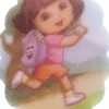 Kinder-Badeschwamm Dora 169-13 rosa