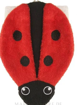 Kinder-Schwamm-Handschuh für das Bad Marienkäfer Martin