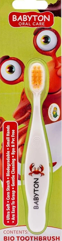 Kinderzahnbürste ab 12 Monaten, Krabbe