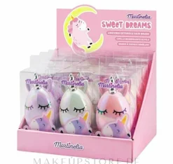 Kompakte Haarbürste Einhorn rosa