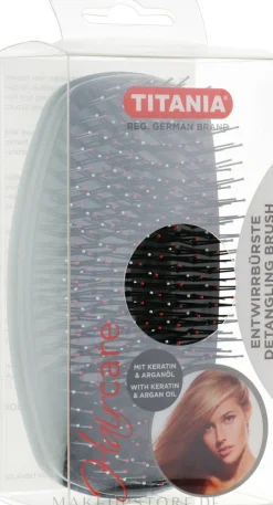 Kompakte Massage-Superbürste grau