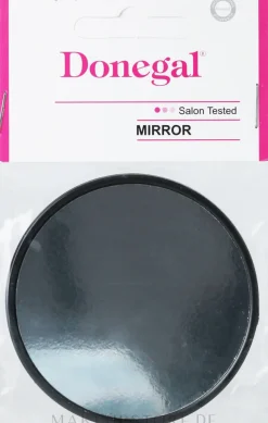 Kompaktspiegel rund 7 cm schwarz