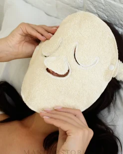 Kompressionstuch für kosmetische Behandlungen, beige Towel Mask