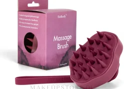 Kopfhautmassagebürste Bordeaux Red