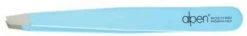 Kosmetikpinzette abgeschrägt, hellblau, 10 cm
