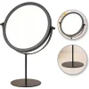 Kosmetikspiegel L14CZ, einseitig, schwarz, 27 cm