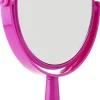 Kosmetikspiegel mit Ständer 85734 rund 15,5 cm violett