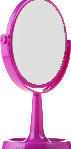 Kosmetikspiegel mit Ständer 85734 rund 15,5 cm violett