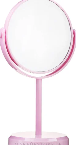 Kosmetikspiegel mit Ständer rund 85703 rosa