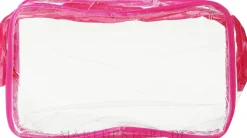 Kosmetiktasche 4480 transparentes Rosa