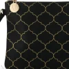 Kosmetiktasche Art Deco mit Reißverschluss 415031 schwarz Größe M