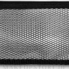 Kosmetiktasche Black mesh schwarz 22x10 cm