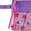 Kosmetiktasche „Ethno“, 93845, lila mit Blumen