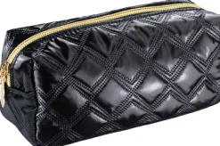 Kosmetiktasche gesteppt 418038, schwarz