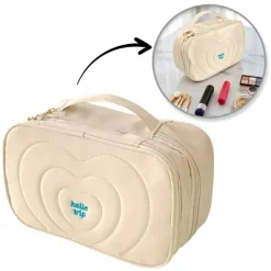 Kosmetiktasche, KS132K, cremefarben