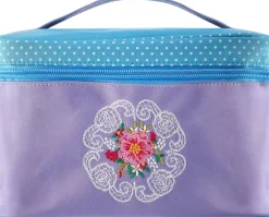 Kosmetiktasche Mandala 98154 lila-hellblau
