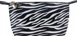 Kosmetiktasche mit Reißverschluss, Zebra