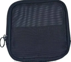 Kosmetiktasche mit Reißverschluss schwarz