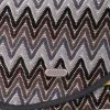Kosmetiktasche mit Spiegel ZigZags 93999 braun