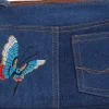 Kosmetiktasche Motifs 94750 blau mit Schmetterling